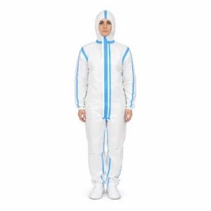 Ref.: LJ 80 – Macacão impermeável com capuz e fitas termoseladas nas costuras