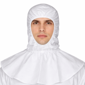 Ref.: TS 02 – Touca simples branca com abertura no rosto, chip prata