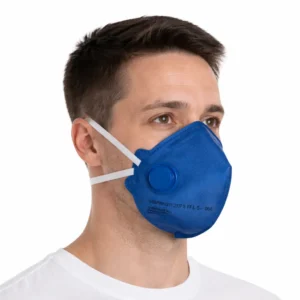 Ref.: 5094 – Máscara semifacial descartável PFF2-S azul royal com válvula